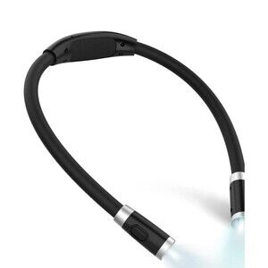 Neck Rechargeable Knitting Light with 3 Adjustable Brightness, Flexible Soft ...